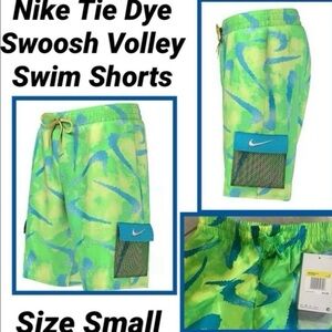 Nike Tie Dye Swoosh Volley Swim Shorts